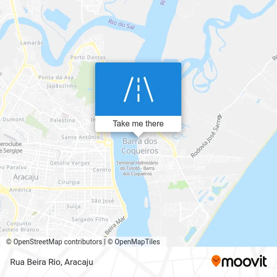 Rua Beira Rio map
