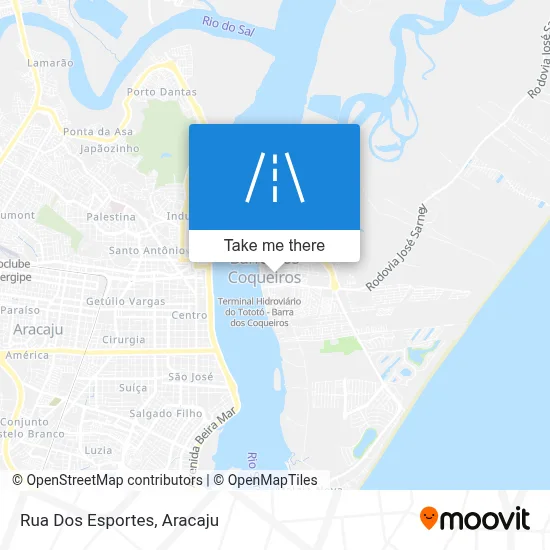 Rua Dos Esportes map