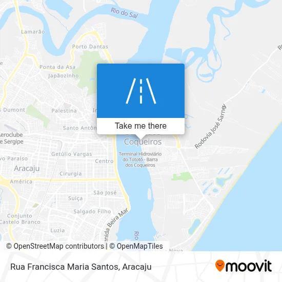Rua Francisca Maria Santos map