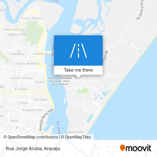 Rua Jorge Aruba map
