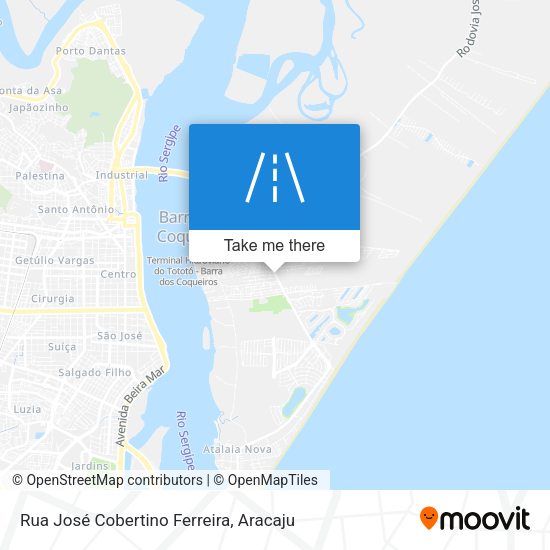 Rua José Cobertino Ferreira map