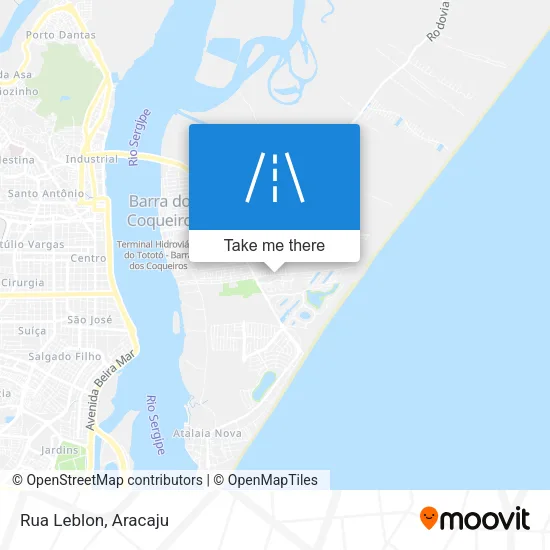 Rua Leblon map