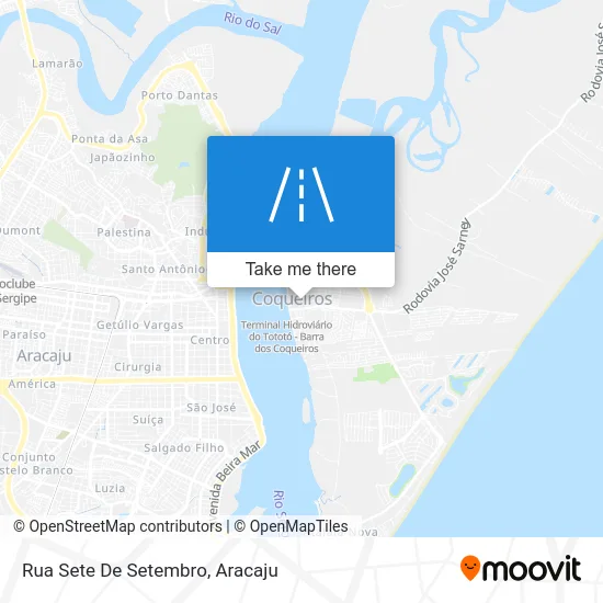 Rua Sete De Setembro map