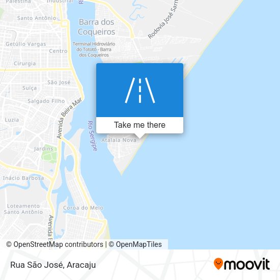 Rua São José map