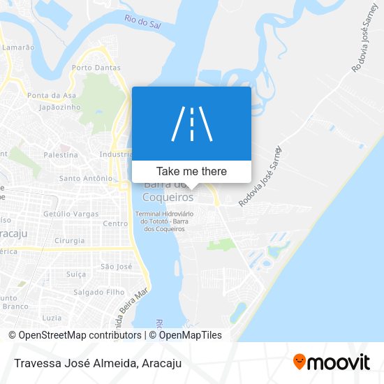 Travessa José Almeida map
