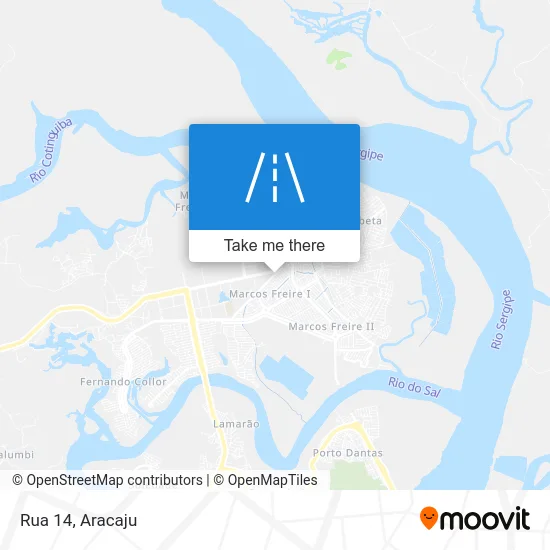 Rua 14 map
