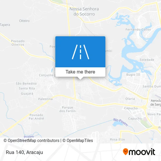 Rua 140 map