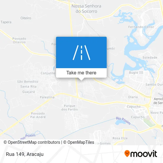 Rua 149 map