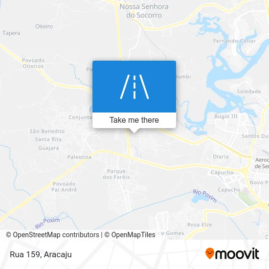 Rua 159 map