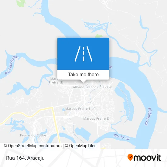 Rua 164 map