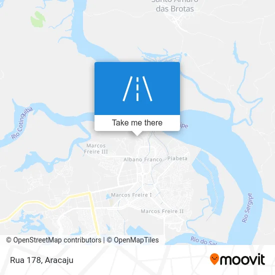 Rua 178 map