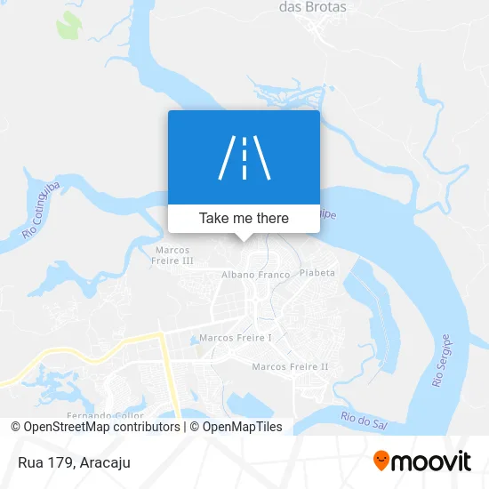 Rua 179 map