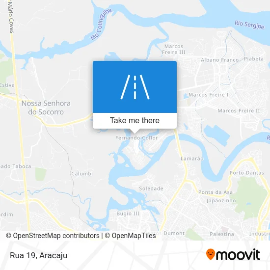 Rua 19 map