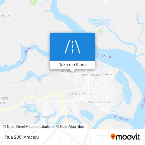 Rua 200 map