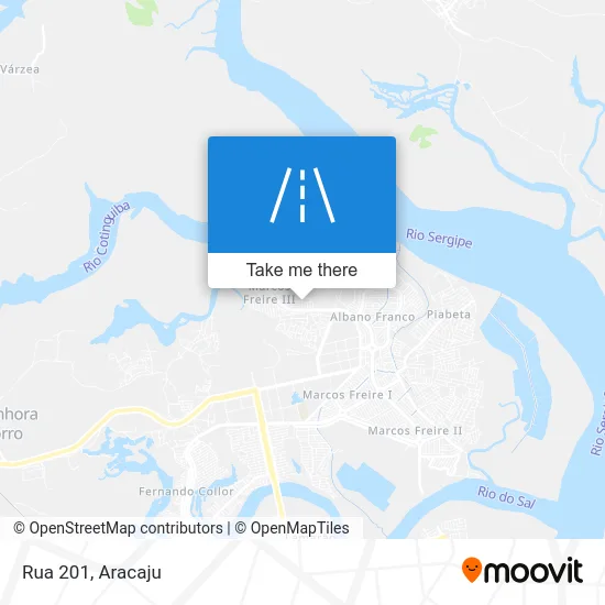 Rua 201 map