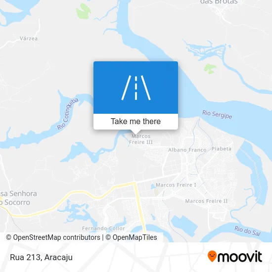 Rua 213 map