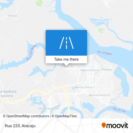 Rua 220 map