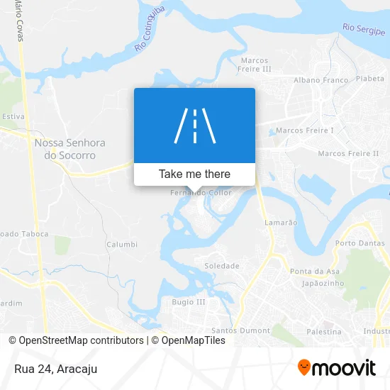 Rua 24 map