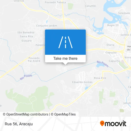 Rua 56 map