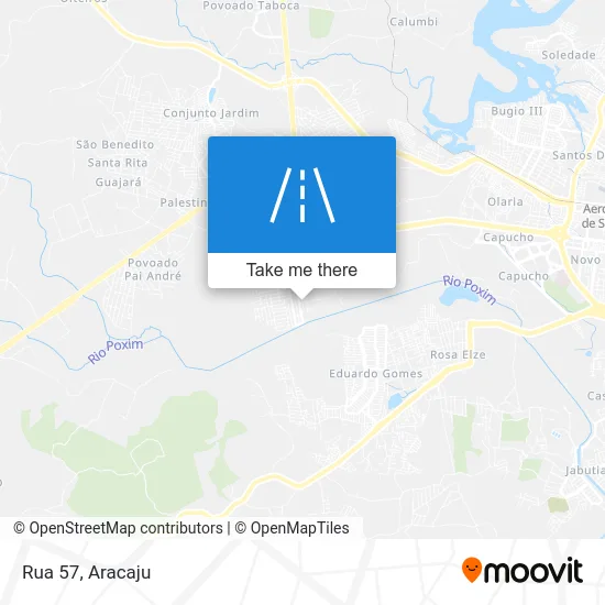Rua 57 map