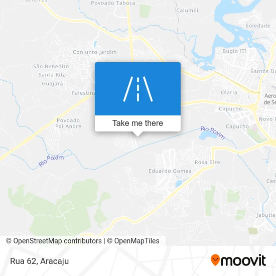 Rua 62 map