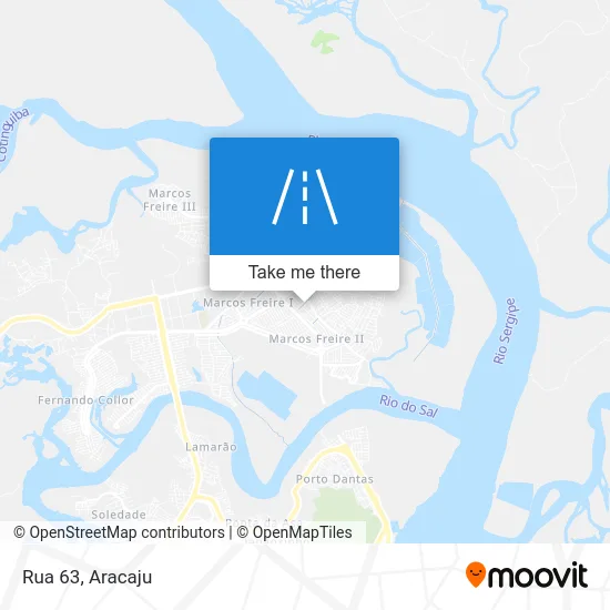 Rua 63 map