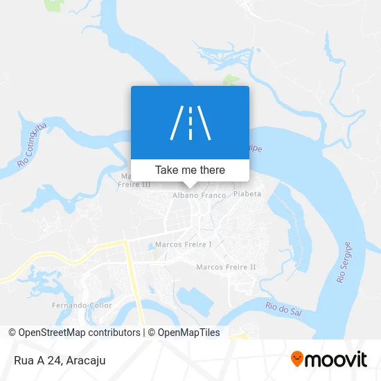 Rua A 24 map