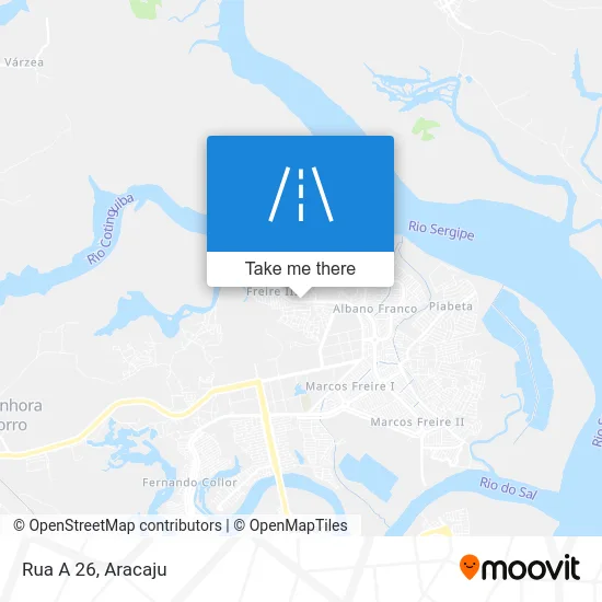 Rua A 26 map