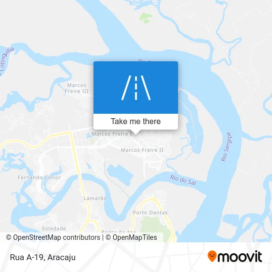 Rua A-19 map