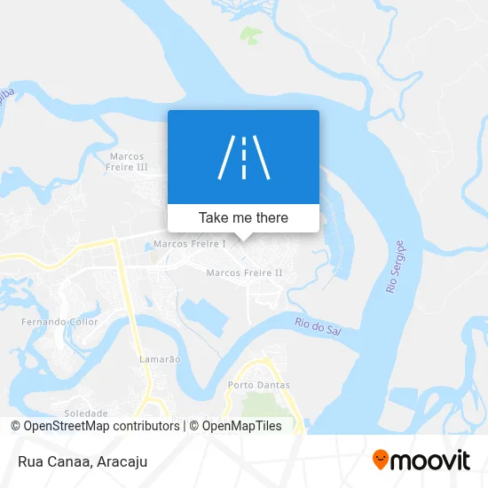 Rua Canaa map