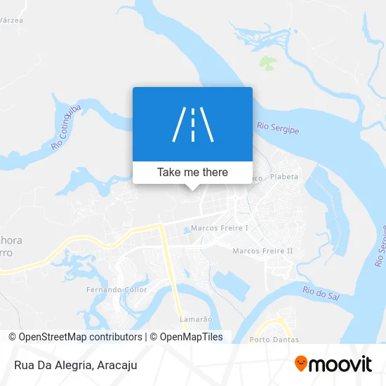 Rua Da Alegria map