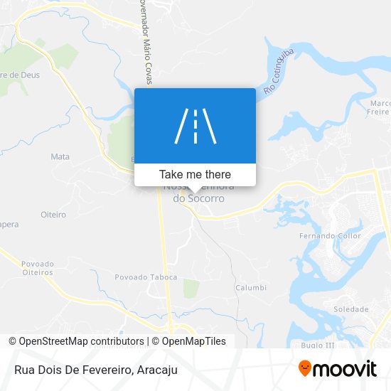 Rua Dois De Fevereiro map
