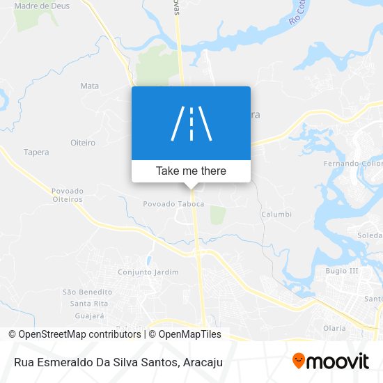 Rua Esmeraldo Da Silva Santos map