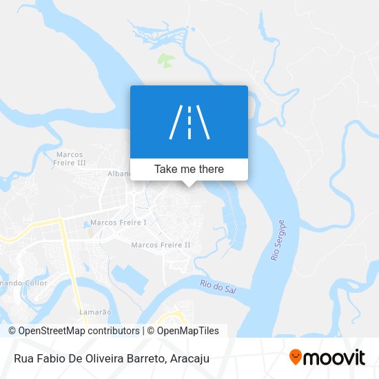 Rua Fabio De Oliveira Barreto map