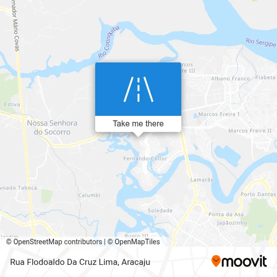 Rua Flodoaldo Da Cruz Lima map