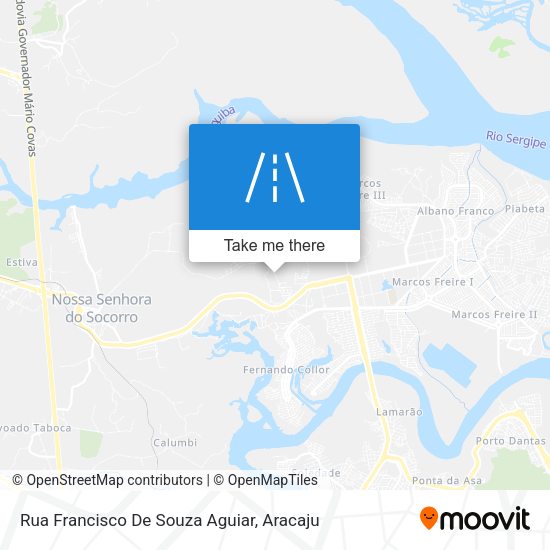 Rua Francisco De Souza Aguiar map