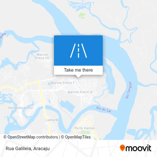 Rua Galileia map