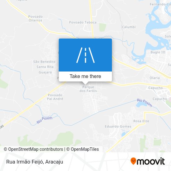 Rua Irmão Feijó map