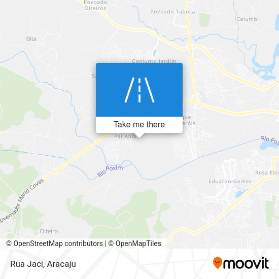 Rua Jaci map