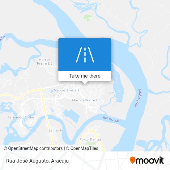 Rua José Augusto map