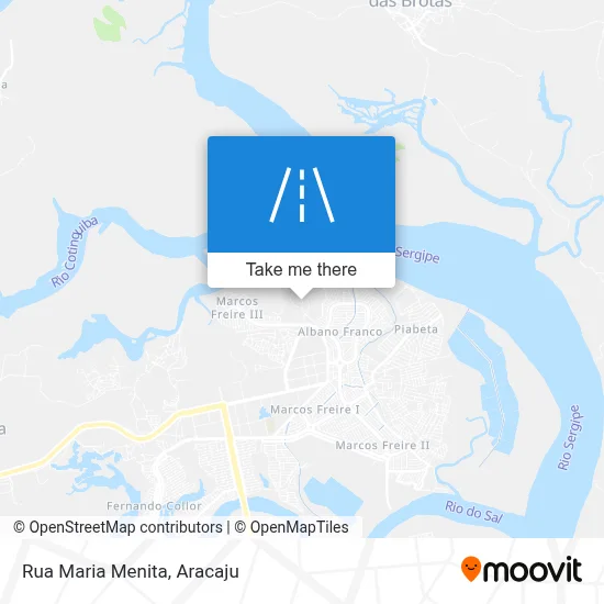 Rua Maria Menita map