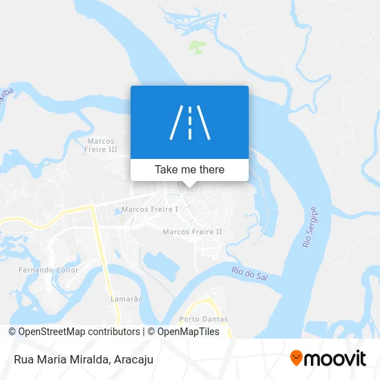 Rua Maria Miralda map