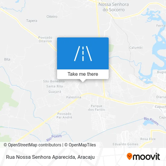Rua Nossa Senhora Aparecida map