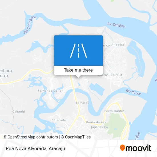 Rua Nova Alvorada map
