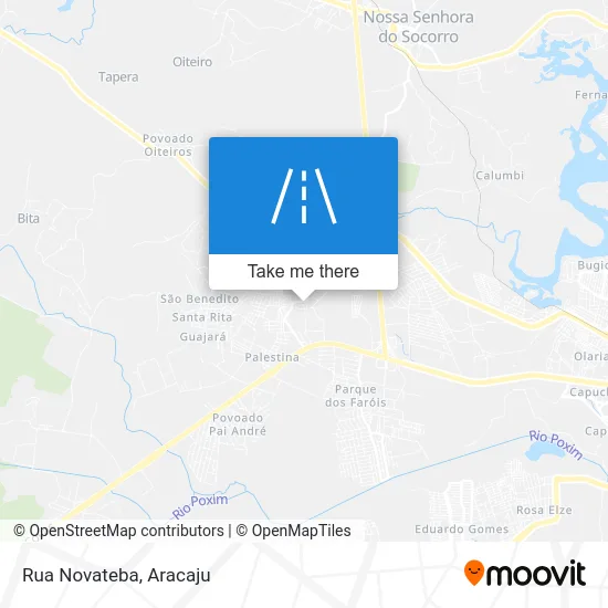 Rua Novateba map