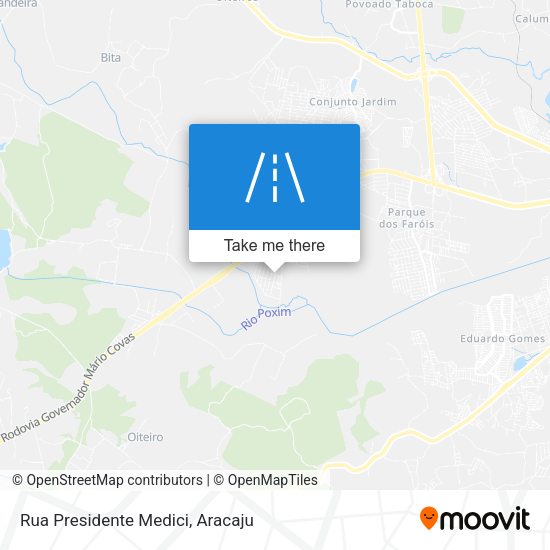 Rua Presidente Medici map