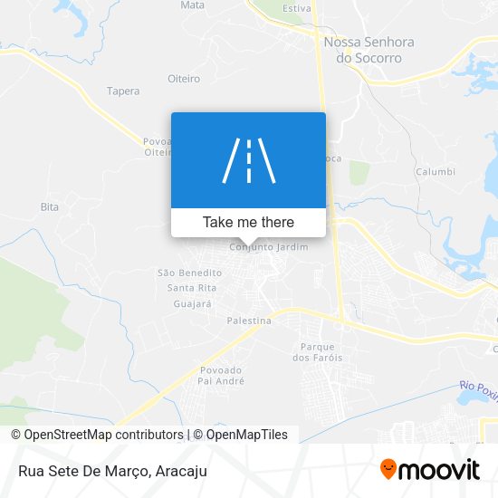 Rua Sete De Março map