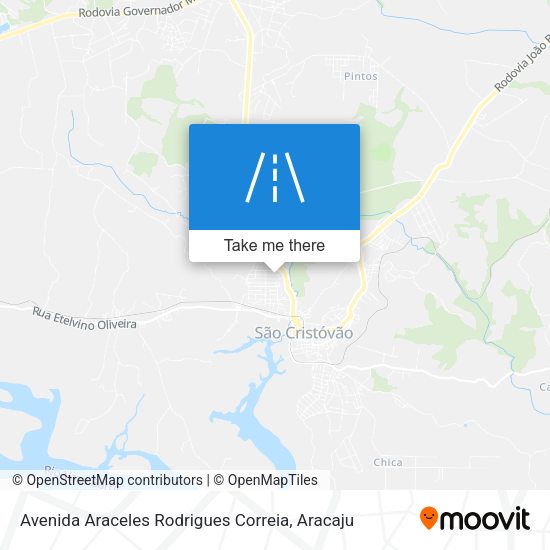 Avenida Araceles Rodrigues Correia map