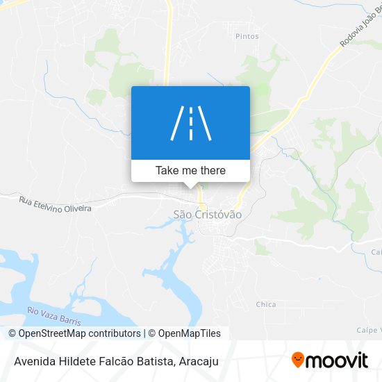 Avenida Hildete Falcão Batista map