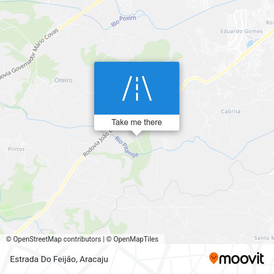 Estrada Do Feijão map